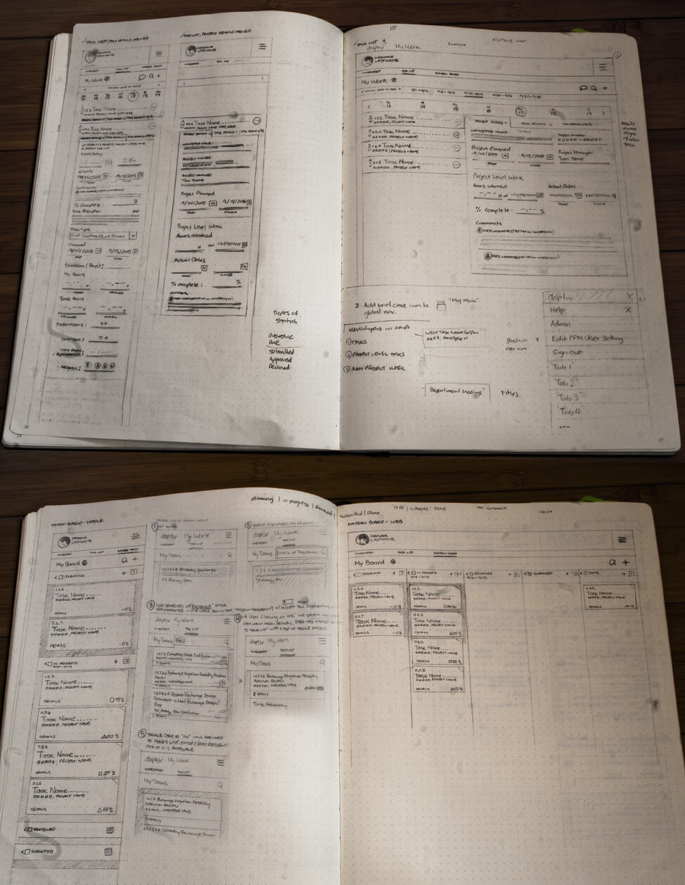 My Initial Workwise Sketches