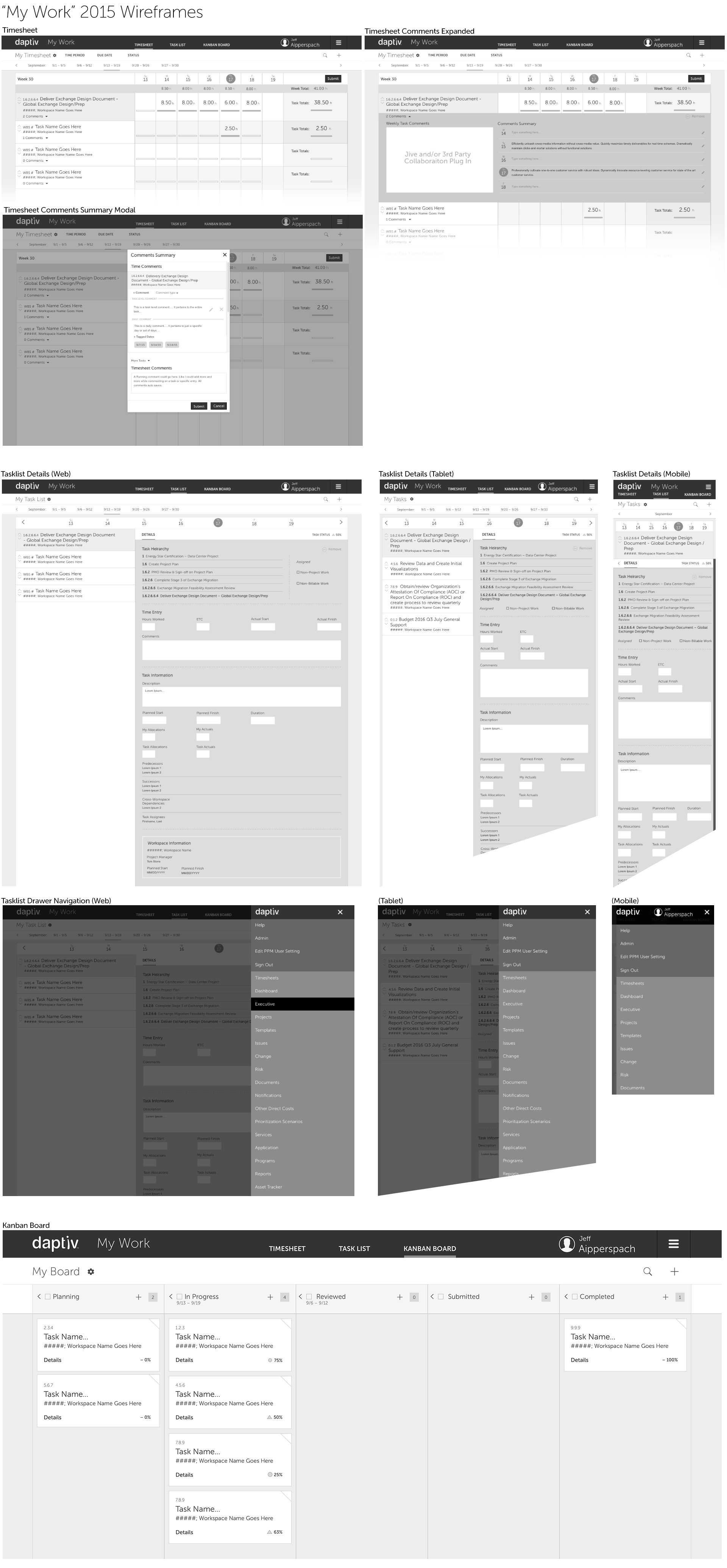 TTM Wireframe Set 1